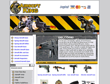 Tablet Screenshot of airsoftking.com